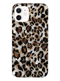 Case Compatible with iPhone 12/12 Pro 6.1-inch, Luxury Sparkle Translucent Clear Leopard Cheetah Print Pearly Design Soft Silicone Slim TPU