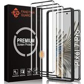Fangtian 3-Pack 3D Curved Tempered Glass Screen Protector for Pixel 7 Pro 6.7"
