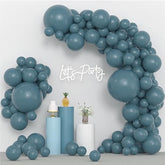 83pcs Dusty Blue Balloon Garland Kit Teal and Slate for Weddings, Showers & Parties
