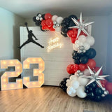 102-Pack Black Latex Balloons in 5-18 Inch for Party Arch and Decorations