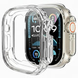 2 Pack for Apple Watch Ultra 3/2/1 Case 49mm Soft TPU Shockproof for Apple Watch Cover -Clear ?No Screen Protector ?