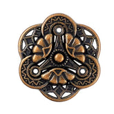 12 Pieces Gothic Flower Art Metal Shank Buttons 18Mm (11/16 Inch) (Ant