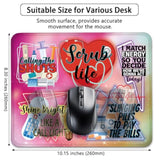 Scrub Life Funny Mouse Pad, Funny Scrub Life Gift, Offices Work Mouse Pad For Operating Room Surgeons Anesthesiologist Nurses Rn Md, Graduation Gift For Scrub Life Tech