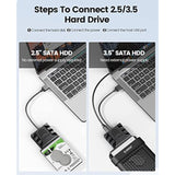 ORICO Hard Drive Enclosure 3.5 inch Hard Drive USB C Adapter 100CM Cable for 3