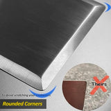 Extra Wide Spatula, Large Metal Spatula With Full Tang Wooden Handle & Beveled Edges For Skillets, Griddles & Grills, Pancake Flipper, Smash Burgers, 6 X 5-Inches