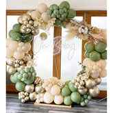 Sage Green Balloon Garland Kit: 155-Piece Party Arch