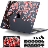 For M4 Macbook Air 13.6 Inch Case 2025 2024 2023 2022 Model A3240 A3113 A2681 M3 M2 Chip, Plastic Hard Shell Case Cover With Touch Id For Macbook Air 13 Inch M4 - Cherry Blossoms