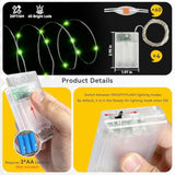 4 Pack 240Led Halloween Fairy Lights Battery Operated - 20Ft Twinkle Lights With 2 Lighting Modes Indoor, Waterproof Led