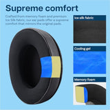 Ear Pads Replacement For Hyperx Cloud Stinger/Flight/X/Ii/Iii/Alpha/Core/Mix Headsets By - Cooling Gel Ear Pad Cushions – Black