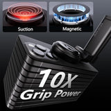 Airplane Travel Essentials Magnetic Phone Holder, Universal Handsfree Phone Mount For Flying With 360 Degree Rotation, Travel Must Haves Phone Stand For Desk, Tray Table, Black