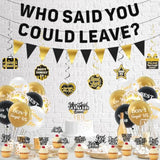 Farewell Party Decor Kit β Banner, Cake Toppers, Balloons & Swirls for Goodbye Celebrations