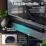 TNP Wall Mount Compatible with Sonos Arc Ultra and Sonos Arc Soundbar (Black) - Hanging Mounting Bracket for Sonos Soundbar Under TV Easy Install