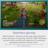27 240Hz Gaming Monitor - Se2726Hg - 27-Inch Fhd (1920X1080) 240Hz Display, In-Plane Switching (Ips) Technology, Amd Freesync Premium, Tüv 3-Star, 2X Hdmi, Displayport 1.4, Tilt