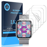 6-Pack Apple Watch 38/40mm TPU Screen Protector Bubble-Free Scratch-Resistant