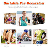 Phone Holder for Running Armband iPhone 11 12 13 14 15 16 17 Pro Max 16e XS X XR Plus Air Mini Galaxy Ultra S26 S25 Note 20 Key,Waterproof Black Arm