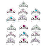16 Pcs Tiaras Crown Set, Princess Dress Up Costume Birthday Party Favors Accessories Kid Birthday