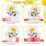 9-Piece Pink Daisy Butterfly 3D Table Centerpieces for Boho Party Decor