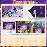 10x8FT Halloween Photo Backdrop Castle Scarecrow Witch Pumpkin Birthday Party Banner