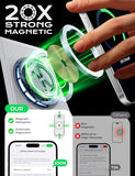 3 in 1 Wireless Charging Station for Apple MagSafe Charger, 15W Fast MagSafe Charger Stand Compatible with iPhone 17-12 Series, Apple Watch &