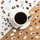 Coffee Baby Shower Decorations Confetti, 200Pcs Coffee A Sweet Baby Is Brewing Confetti Cup And Bean Double Sided Printing For Gender Reveal Celebration Decoration
