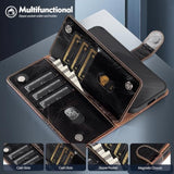 Compatible With Samsung Galaxy S25 Ultra Wallet Case With Card Holder,Women Men Rfid Blocking Pu Leather Flip Tpu Protective Cover Credit Card Slots,Phone Case For S25 Ultra,Coffee