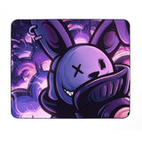 Mouse Pads Sheshejia (480 X 400 X 4Mm) Standard Size Slimflex Base Control Double-Layer Flat Woven Fabric Cloth Large Gaming Mousepad β Purple Rabbit Bunny Design