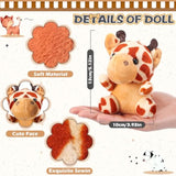 16 Sets Stuffed Animals Bulk Mini Plush Forest Animals Bulk Adopt A Pet Party Favors Jungle Safari Stuffed Toys With Paper Boxes For Pet Theme Birthday Party Favors