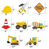 16Pcs Construction Party Centerpiece Dump Truck Car Table Topper Decor