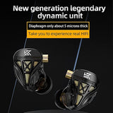 Kz Dqs Dynamic Driver Semi-Open Hifi Sound In-Ear Headphones/Earphones/Earbuds
