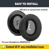 Replacement Earpads Cushion Compatible With Boltune Bt-Bh010 Headphone Ear Pads With Breathable Fabric/High Density Foam