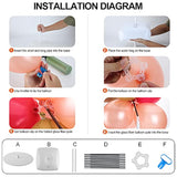 Balloon Arch, Innovation Large Sturdy Balloon Arch Kit,10Ft Wide & 9Ft Tall Adjustable Balloon Stand With Water Fillable Bases, Manual Pump - For Wedding, Birthday, Baby Shower, Graduation