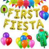 First Fiesta Birthday Decorations First Fiesta Balloons Mexican Party Supplies Decorations Packages 1St Birthday Party Supplies First Fiesta Party Supplies Cactus Balloons Cinco De Mayo