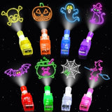 Halloween Party Favors For Kids, 40 Finger Lights Halloween Goodie Bag Stuffers Pinata Fillers Prizes Glow In The Dark Hallo Ween Toys Bulk Treats Non Candy Classroom Favors Kids Trick Or Treat Gift