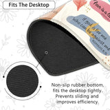 God Is My Strength And Shield Funny Mouse Pad For Desk, Workplace Mousepad Gifts For Women, Inspirational Christian Gifts For Mom Daughter, Christmas Appreciation Present For Friend Coworker