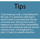 Right Angle Usb C Male To Female Extension Cable 3.3Ft, Usb Type C 3.1 Gen 2 [