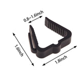 Christmas Light Clip Hook, Festive Light Hanger For Roof Gutter Fence Eaves, Weatherproof (Black30)