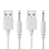 2 Pack 2.7FT USB to DC 2.5mm Charging Cable Replacement Power Cord Adapter