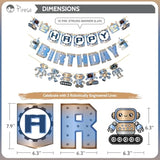 Robot Birthday Party Decorations, Robot Party Decorations, Robot Happy Birthday Banner | Robot Party Supplies | Robot Decorations | Robot Balloons | Robot Birthday Decorations | Kids Robot Decor