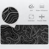 Gaming Mouse Pad, Large Mouse Pad 80 X 30Cm (31.5X11.8X0.12Inches) Mousepad Big Desk Mat With Non-Slip Rubber Base Keyboard Pad For Gaming And Office-Black