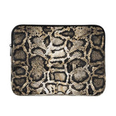 Laptop Sleeve Bag Case For Women Men Reptile Skin Black 15 Inch Protective Laptop Cover With Zipper For Travel Work College