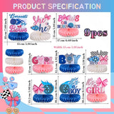 Burnouts or Bows Table Centerpieces for Gender Reveal Party Decorations