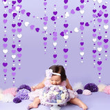 Valentines Day Party Decorations Lavender Love Heart Garland Purple An