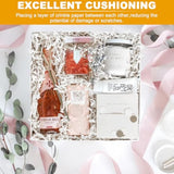 Crinkle Cut Paper Shred Filler,1 Lb White Shredded Paper For Gift Boxes Bags Basket Filler Decoration,Grass Cushion Paper Streamer Stuffing For Christmas,Thanksgiving,Mother'S Day Gift Wrapping