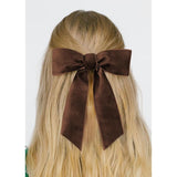 Brown Velvet Ribbon 1.5'' 25 Yards For Christmas Tree, Gift Wrapping, Flower Bouquet, Wreath Decorations, Bow Making
