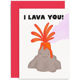 Old English Co. Funny Anniversary Card For Husband Wife - I Lava You Valentine'S Day Card For Boyfriend Girlfriend - Cute Design | Blank Inside With Envelope