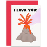 Old English Co. Funny Anniversary Card For Husband Wife - I Lava You Valentine'S Day Card For Boyfriend Girlfriend - Cute Design | Blank Inside With Envelope
