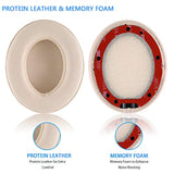 Studio 2/3 Replacement Earpads - Ear Pads Cushion With Protein Leather & Memory Foam For Beats Studio 2.0 Wired/Wireless Studio 3.0 Over-Ear Headphones By Dr. Dre Only (Khaki)