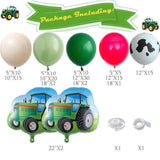 Farm Tractor Birthday Party Supplies 137 Pcs Tractor Balloon Garland A
