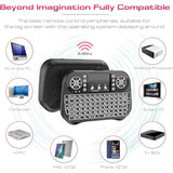 Mini Wireless Keyboard With Touchpad Mouse Combo, 7 Colors Rgb Backlit, Portable 2.4 Ghz Mini Keyboard With Rechargable Li-Ion Battery For Android Box, Smart Tv, Pad, Pc, Htpc, Tablet And Windows Os