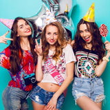 Birthday Girl Sash With Iridescent Foil - Hot Pink Birthday Sash For Women - Happy Birthday Sash For Official Teenager Sweet 16, 18Th 21St 30Th 40Th 50Th Or Any Other Bday Party